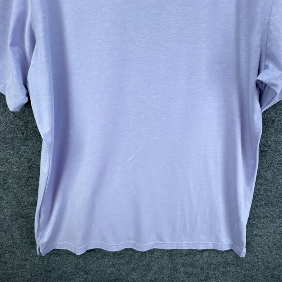 Peter‎ Millar Crown Crafted Polo Shirt Mens Extra Large Light Purple Performance - Picture 7 of 14